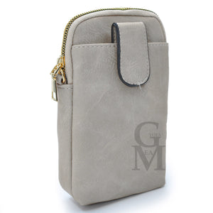 Mini borsa Porta cellulare Borsetta Portafoglio uomo donna capiente clip porta