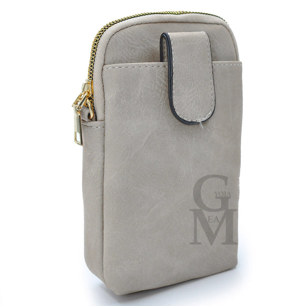 Mini borsa Porta cellulare Borsetta Portafoglio uomo donna capiente clip porta