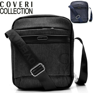 Borsello coveri uomo borsa nylon nuovo tracolla spalla casual passeggio nero blu