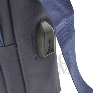 Borsello uomo USB porta ipad tablet tracolla borsa nylon tessuto lavoro casual