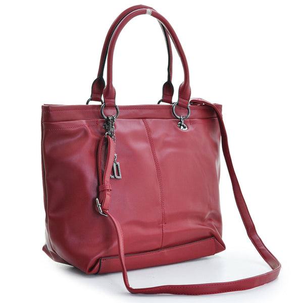 MICUSSI Borsa nuova shopper shopping grande donna capiente Morbida grande spalla