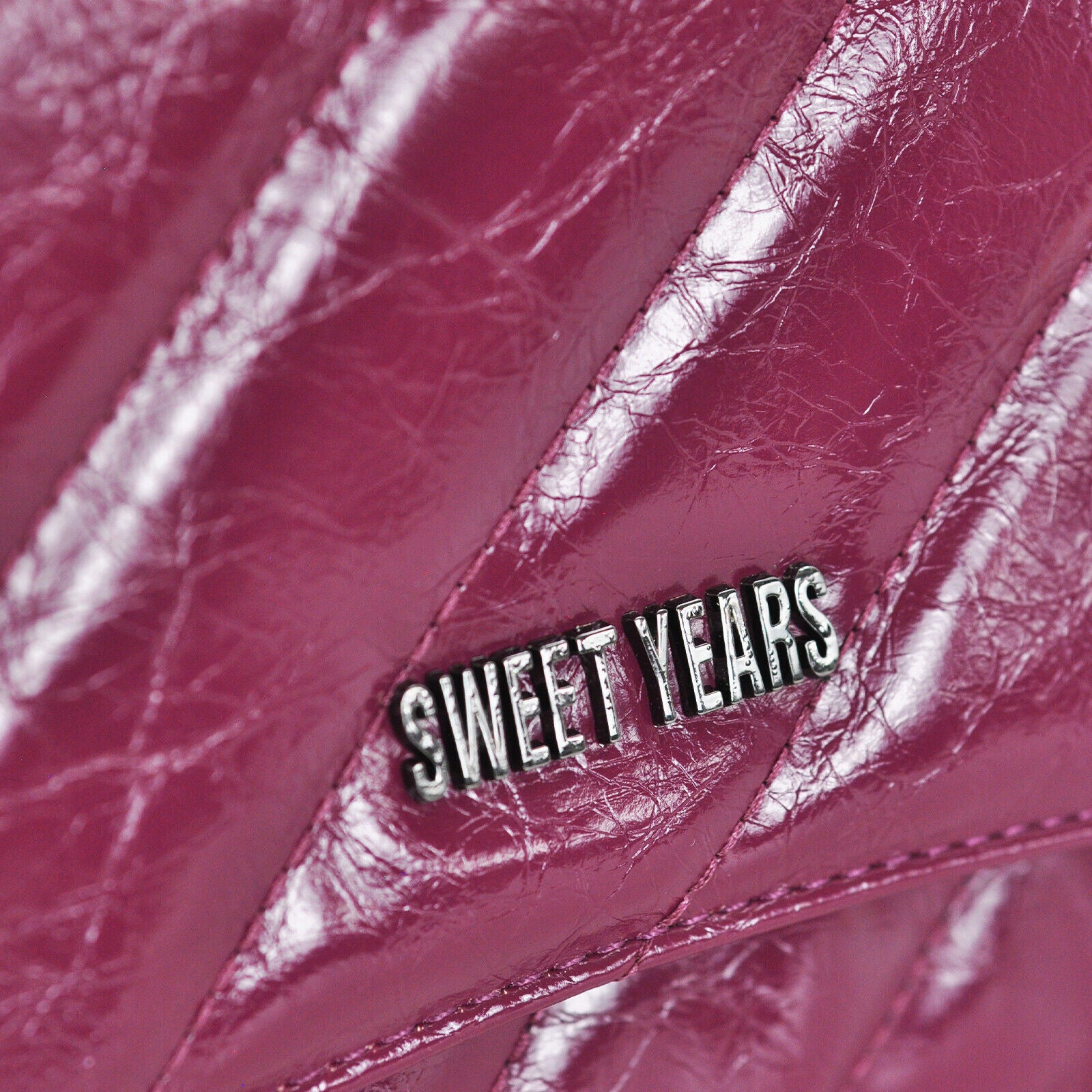 SWEET YEARS Borsa borsetta pelle donna tracolla catena trapuntata ragazza rigida