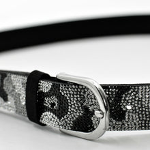 Carica l&#39;immagine nel visualizzatore di Gallery, Cintura donna gioiello strass sexy brillantini glitter maculata leopardo cintura