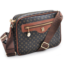 Carica l&#39;immagine nel visualizzatore di Gallery, BRICIOLE Borsa 3 zip tasche borsetta donna tracolla fantasia scritte piccola new