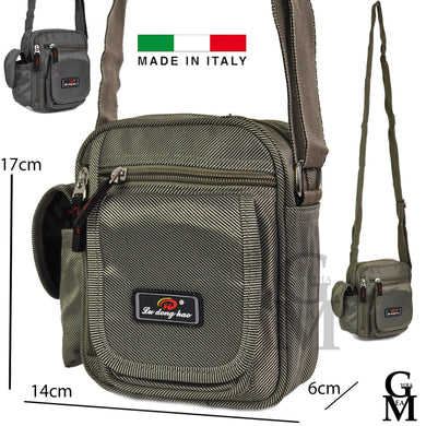 Borsello piccolo GM sport borsellino uomo multi tasche nuovo nylon impermeabile