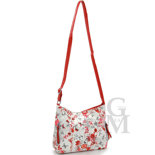 GM Borsa donna colorata fiori tracolla fiorata elegante passeggio postina nuova