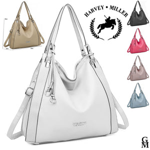 Borsa Polo Club Harvey Miller spalla hobo sacco donna grande spalla originale