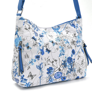 GM Borsa donna colorata fiori tracolla fiorata elegante passeggio postina nuova