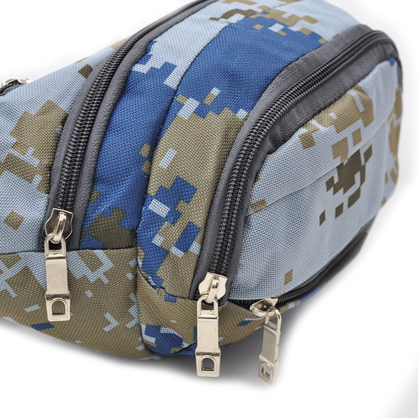 Marsupio mimetico multi tasche 4zip tela tessuto militare vita uomo fantasia