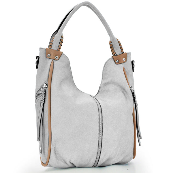 Borsa donna Gyoiamea pelle morbida sacco spalla capiente estiva hobo sportiva