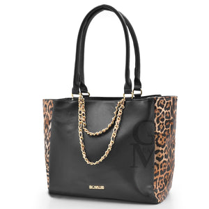 Borsa firmata B. Cavalli italia donna originale FANTASIA leopardata maculata