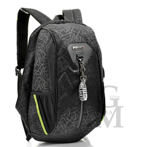 ZAINO ZAINETTO TECNICO 38 L UNIVERSALE MOTO COVERI ITALIA BACK-PACK NERO/VERDE