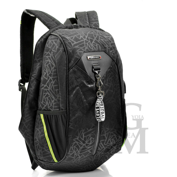 ZAINO ZAINETTO TECNICO 38 L UNIVERSALE MOTO COVERI ITALIA BACK-PACK NERO/VERDE