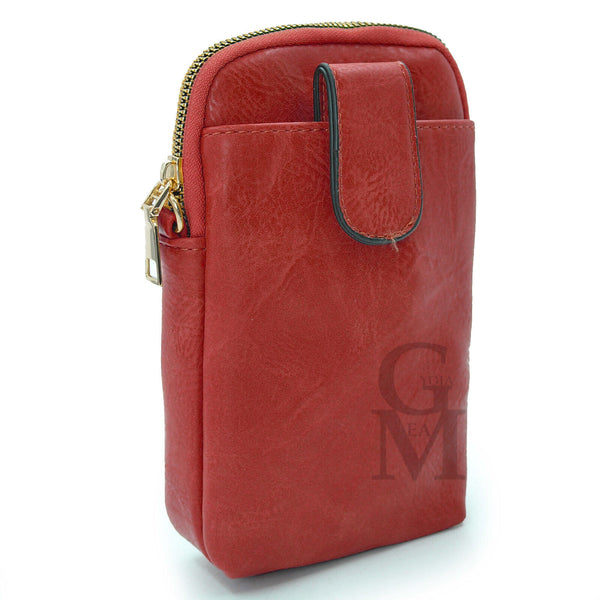 Mini borsa Porta cellulare Borsetta Portafoglio uomo donna capiente clip porta