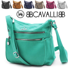 Carica l&#39;immagine nel visualizzatore di Gallery, Borsa Donna B.cavalli in tessuto Tracolla Capiente Multi Tasche capiente 4 zip