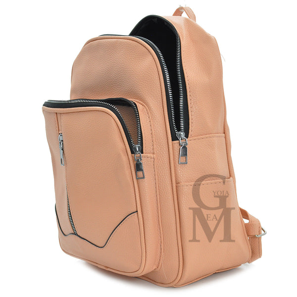 GM Zaino donna nuovo zip cerniera nuova zainetto pelle casual passeggio viaggio