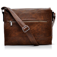 Carica l&#39;immagine nel visualizzatore di Gallery, Borsa Uomo Tracolla Pelle  Lavoro Ufficio Messenger Bag Porta Laptop Casual