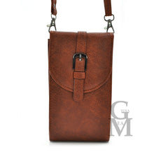 Carica l&#39;immagine nel visualizzatore di Gallery, Mini borsa Porta cellulare Borsetta Portafoglio GM donna vintage pelle porta