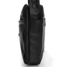 Carica l&#39;immagine nel visualizzatore di Gallery, COVERI borsellino uomo borsa tracolla sport nylon nero tessuto casual piccolo
