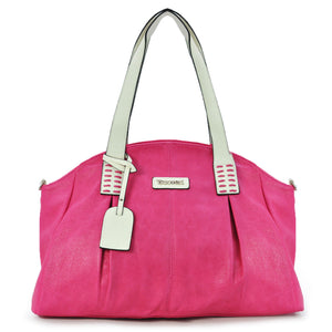 Borsa donna fucsia YYcoveri elegante tracolla grande pelle spalla shopping nuova