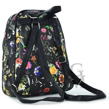 Carica l&#39;immagine nel visualizzatore di Gallery, Gyoiamea borsa zaino 2in1 pelle TRASFORMABILE donna fantasia fiori fiorata nuovo