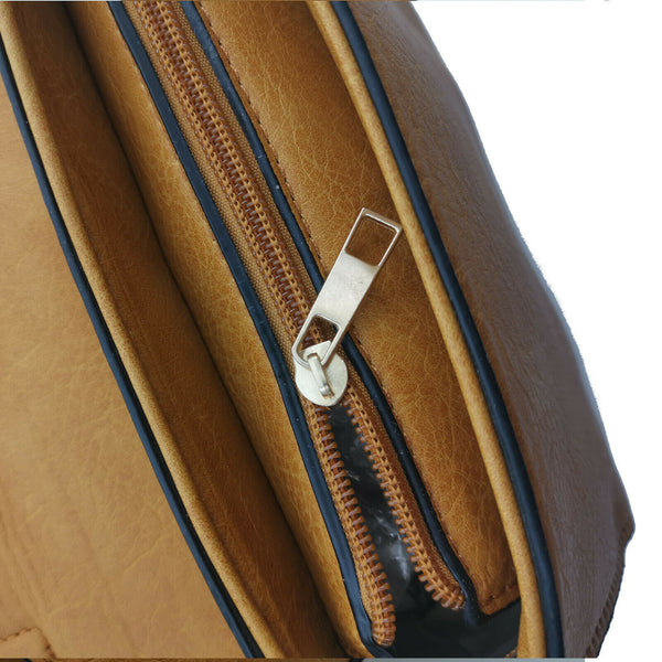 borsetta cinghia borsa piccola vintage gialla pelle vintage tracolla regolabile