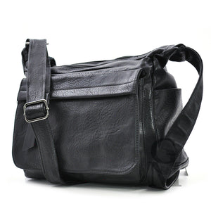 Gyoiamea Borsa originale tracolla messenger donna nera vintage tasche moda nuova