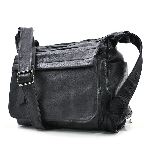 Gyoiamea Borsa originale tracolla messenger donna nera vintage tasche moda nuova