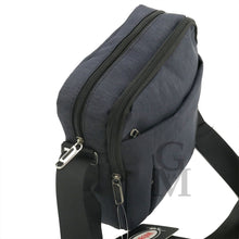 Carica l&#39;immagine nel visualizzatore di Gallery, OR&amp;MI Borsello uomo 5 zip casual sportivo cerniere tasche passeggio blu nero