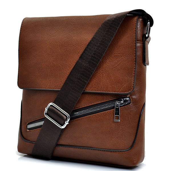 Borsello tracolla borsa uomo Buluo Casual Men Pu leather Bag