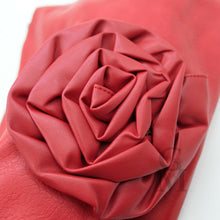 Carica l&#39;immagine nel visualizzatore di Gallery, Borsa LUISA pelle morbida sacco semplice casual passeggio zip fiori rose ricamo