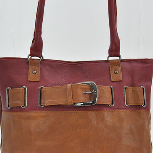 Borsa donna spalla vintage tote bag shopping shopper cinghia cintura passeggio