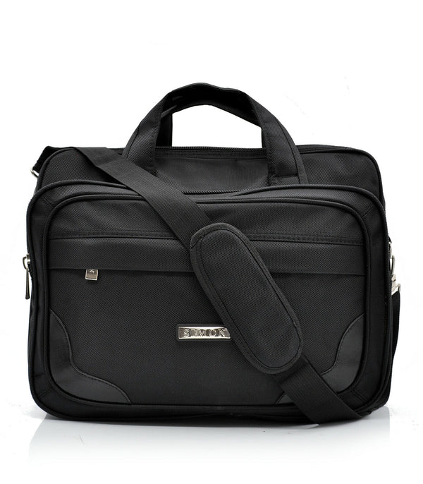 Borsa uomo ufficio tessuto nylon lavoro tracolla tablet pc 24h portadocumenti