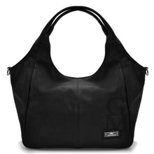 Carica l&#39;immagine nel visualizzatore di Gallery, Borsa originale CHARRO pelle morbida hobo semplice spalla morbida zip grande