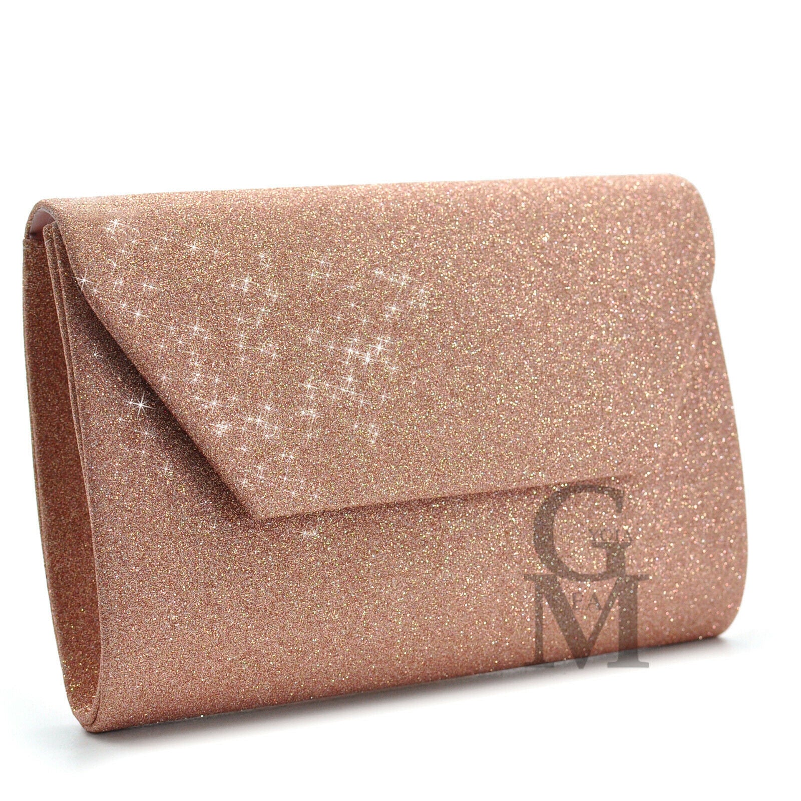 Pochette Donna Con Strass - Borsa Clutch Da Cerimonia Glitterata, Per Feste E Matrimoni - Foto 5