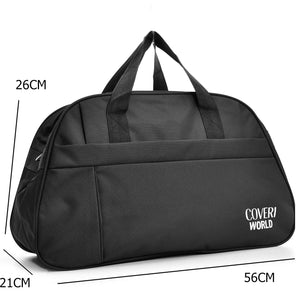 COVERI Borsone Borsa GRANDE nero Impermeabile Allenamento Sport Palestra Tennis