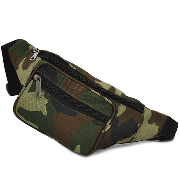 Marsupio uomo mimetico militare vita spalla softair camouflage casual viaggio