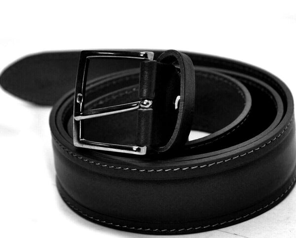 Pack 3in1 ZAINO uomo nero vintage moda + portafoglio + cintura vera pelle italy
