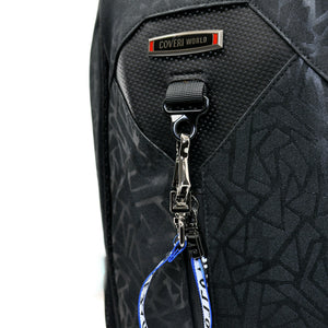 ZAINO ZAINETTO TECNICO 38 L UNIVERSALE MOTO COVERI ITALIA BACK-PACK NERO/VERDE