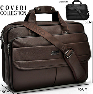 Borsa COVERI Uomo pelle vegan best product ufficio Tracolla cartella pc lavoro porta documenti ipad