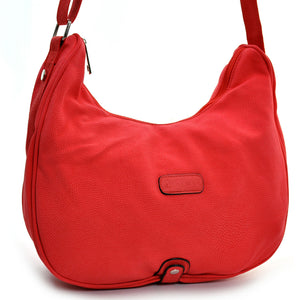 Borsa artigianale tracolla Mezzaluna da donna cuoio Borsa artigianale tracolla Mezzaluna da donna cuoio