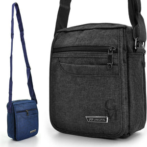 Borsello borsa piccola uomo tracolla blu nero sportivo sport lavoro passeggio