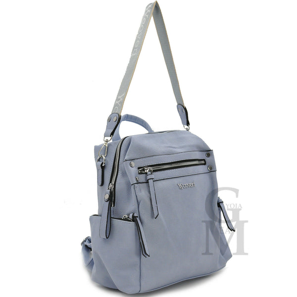 COVERI Borsa zaino cinghia 2in1 trasformabile donna colorata tracolla capiente