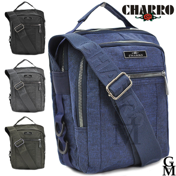 Borsello 5 zip originale CHARRO tasche nuovo uomo nuovo tracolla nylon tessuto