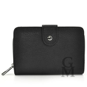 Portafoglio GM donna vintage moda pelle piccola  porta carte documenti cerniera