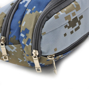 Marsupio mimetico multi tasche 4zip tela tessuto militare vita uomo fantasia