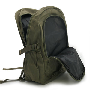 Zaino tessuto militare canvas sport grande escursione viaggio grande resistente