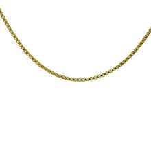 Carica l&#39;immagine nel visualizzatore di Gallery, Collana girocollo maglia catena rotonda tonda oro argento catenina uomo nuovo