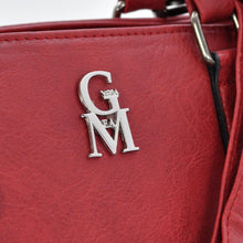 Carica l&#39;immagine nel visualizzatore di Gallery, GM borsa TOTE bauletto borchie chiodi vintage cerniere donna pelle borchiata