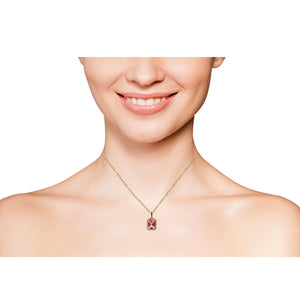 Collana donna punto luce lusso oro strass zircone elegante ciondolo elegante